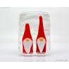 Fused Glass Christmas gnome tea light holder