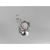 Molten silver Keshi pearl necklace Handmade recycled water cast jewelry