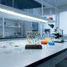 Bakterier glaskonst handgjord Inredning konstglas Mikrobiologi