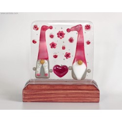 Fused Glass Handmade Love...