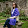 Merino wool scarf for women Blue Purple felt scarf