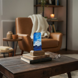 Handmade Fused Glass Nautical Art Boat & Fishing Cabin Decor Gift