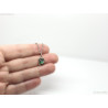 Handgjort Opal halsband i smält återvunnet sterling silver Opalhänge