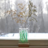 Handmade Fused Glass Pocket Vase | Modern Art Glass Bud Vase
