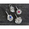 Handmade Water-Cast Silver Petal Pendant Necklace