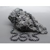 Sterling silver necklace for men black oxidized silver mens necklace
