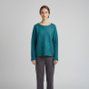 Handmade Merino Wool & Silk Sweater – Felted Knitted Artisan Luxury