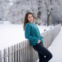 Handmade Merino Wool & Silk Sweater – Felted Knitted Artisan Luxury