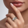 Twig ring Branch ring Tree Bark textured wedding band sterling silver