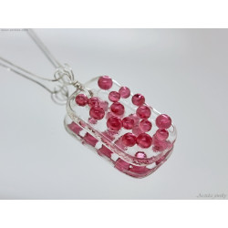 Candida Yeast Fungus necklace for women Microbiology jewelry