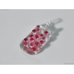 Candida Yeast Fungus necklace for women Microbiology jewelry