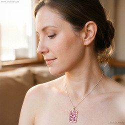 Candida Yeast Fungus necklace for women Microbiology jewelry