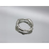 Handmade Charcoal Cast Sterling Silver Ring | Organic Molten Jewelry