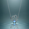 Handmade Moonstone Necklace in Sterling Silver 925 | Artisan Jewelry