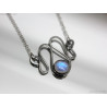 Handmade Moonstone Necklace in Sterling Silver 925 | Artisan Jewelry