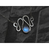 Handgjort Halsband i 925 Sterling Silver med Månsten