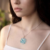 Bacteria necklace for women Molecular biology gift for her Bacterial cloning Transformation