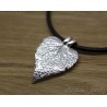 Silver leaf pendant Real leaf silver necklace Nature jewelry Botanical jewelry