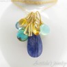 Blue Topaz Kyanite Mint Chalcedony Turquoise Citrines gold filled - Olga