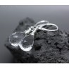 Bergkristall smyckeset halsband och örhängen sterling silver - Elsa