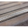 Sterling silver bracelet for men silver Roundmaille chain man bracelet