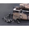 Mens bracelet oxidized sterling silver mens fashion