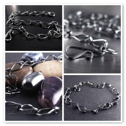 Mens bracelet oxidized sterling silver mens fashion