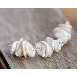 Keshi pearl necklace...