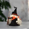 Kitchen Witch with broom Scandinavian needle felt witch gnome Nordic felted tomte nisse