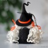 Kitchen Witch with broom Scandinavian needle felt witch gnome Nordic felted tomte nisse