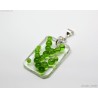 Cyanobacteria necklace for women Microbiology jewelry Blue green algae