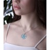 Bacteria necklace for women Molecular biology gift for her