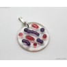 Gram stain bacteria necklace for women Microbiology jewelry